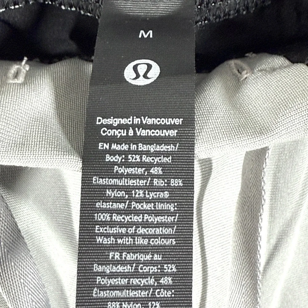 Lululemon ABC Skinny Fit Jogger Mens Medium Warpstreme Pants Athleisure Grey